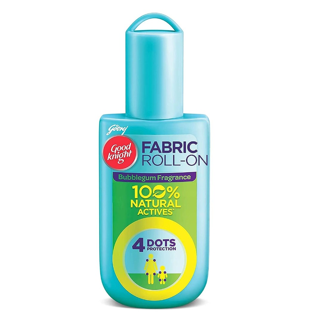 Good Knight 100% Natural Mosquito Repellent Fabric Roll On Bubble Gum Fragrance