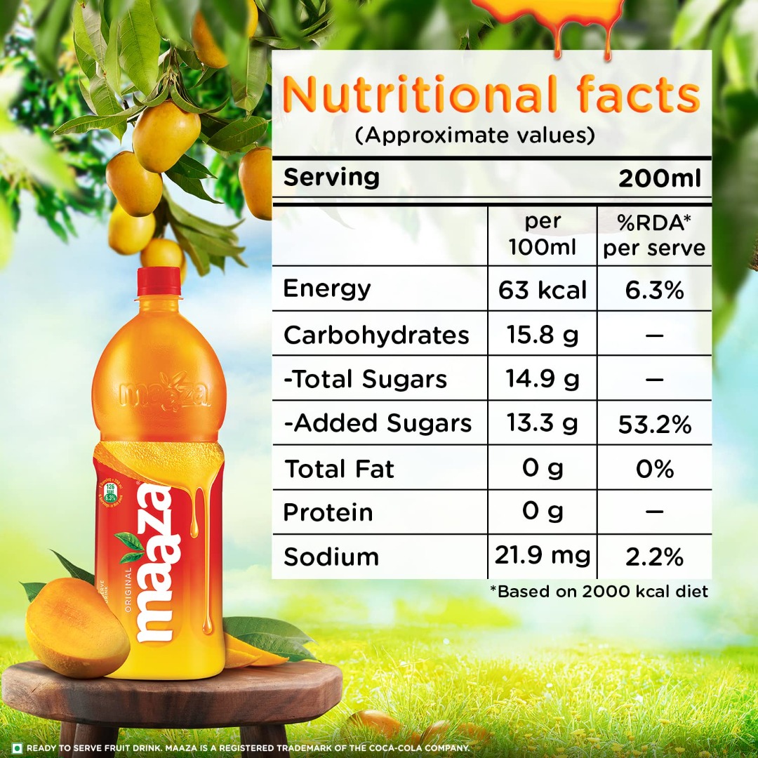 Maaza Mango Drink Original Flavour PET Bottle