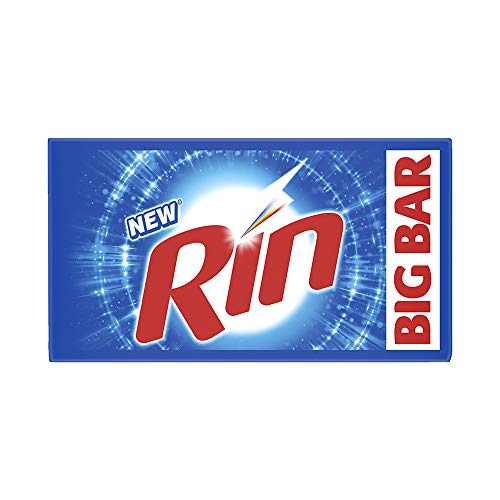 RIN Detergent Bar, 250gm (Pack of 4)