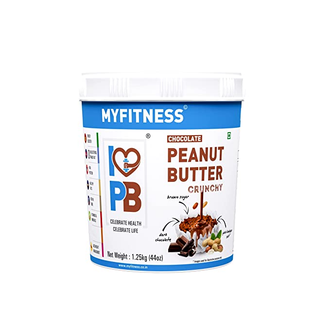 MyFitness Chocolate Peanut Butter: Crunchy, 125 Kg