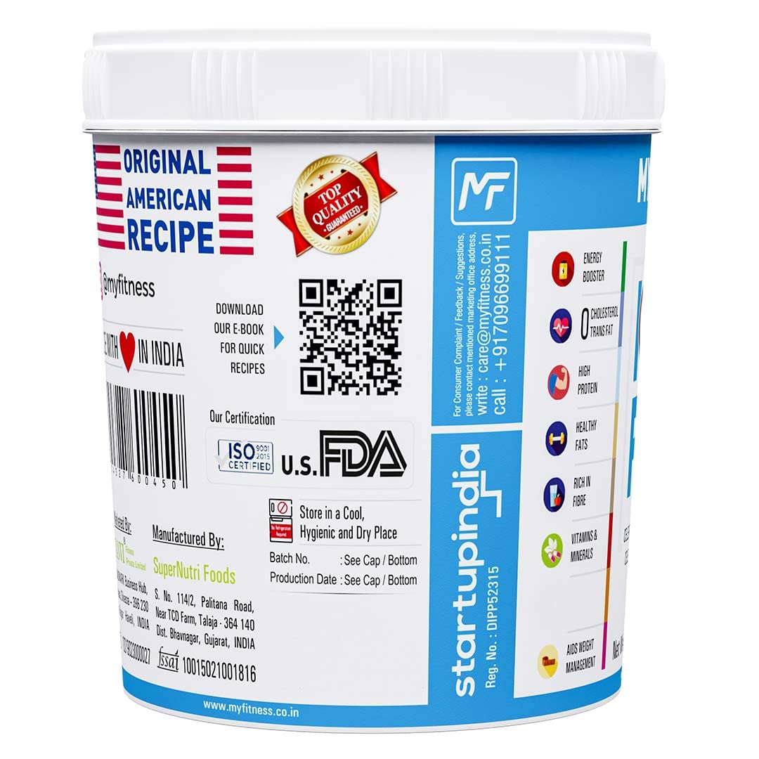MyFitness Honey Peanut Butter: Crunchy, 125 Kg
