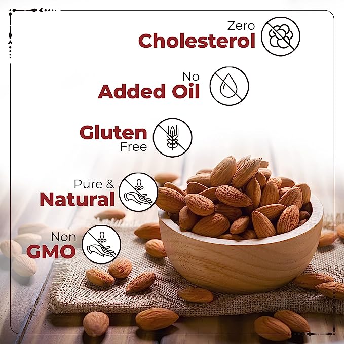 Happilo Roasted and Lightly Salted Premium Californian Almonds