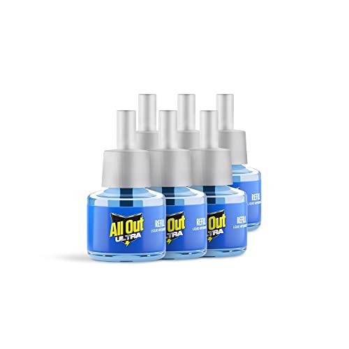 All Out Ultra Mosquito Repellant Refill Faster Action, 45ml (Pack of 6 each)