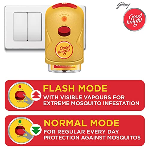 Good knight Gold Flash, Mosquito Repellent Refill, 45ml each (Pack of 4)