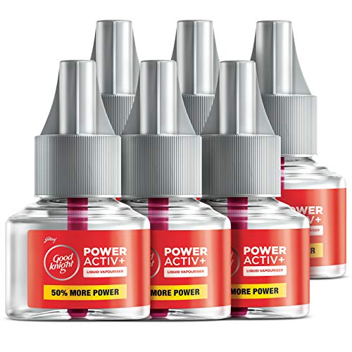 Good knight Power Activ+ Liquid Vapourizer, Pack of 6 (45ml each)