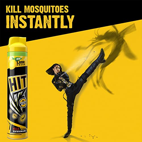 HIT Flying Insect Killer - Mosquito & Fly Killer Spray - Lime Fragrance