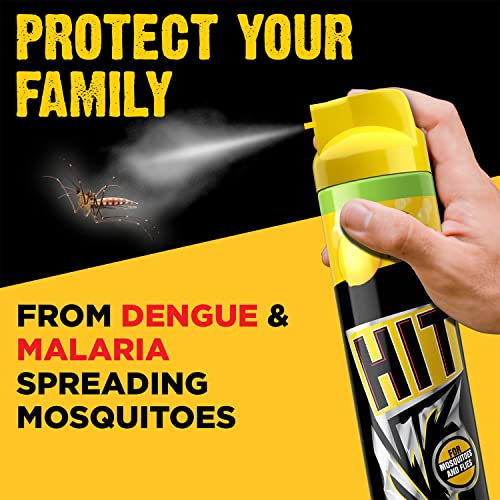 HIT Flying Insect Killer - Mosquito & Fly Killer Spray - Lime Fragrance