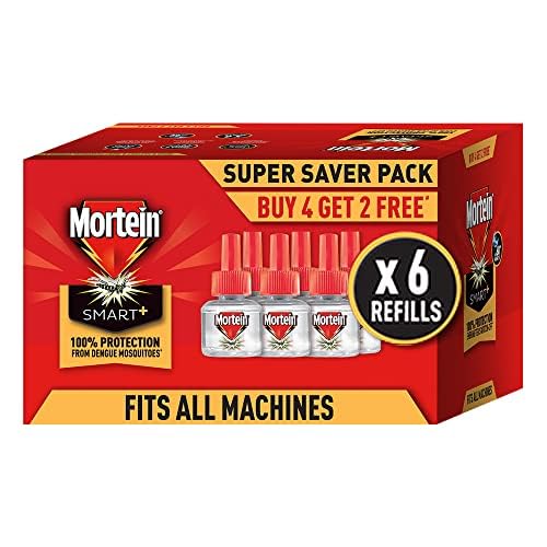 Mortein Insta5 Mosquito Repellent Liquid Refill, 45ml x 6