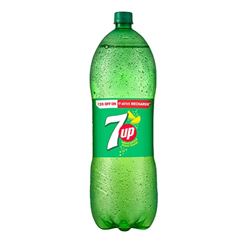 7UP Soft Drink Lemon Flavor Bottle