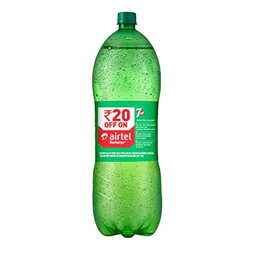 7UP Soft Drink Lemon Flavor Bottle