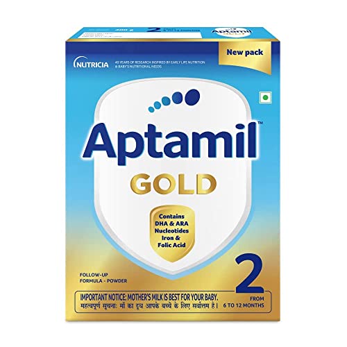 Aptamil Gold Follow Up Infant Formula Milk Powder for Babies - Stage 2 (6 to 12 months)