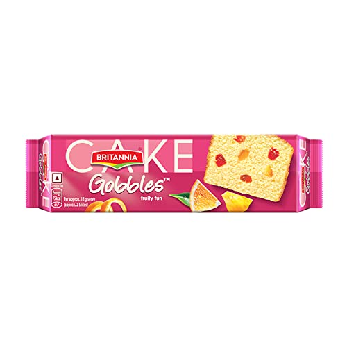 Britannia Gobbles Bar Cake Fruity Fun