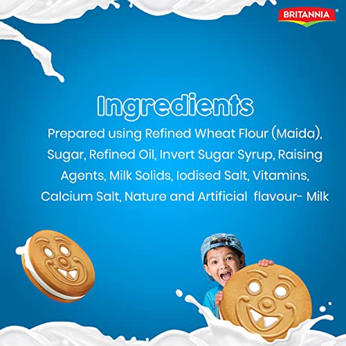 Britannia Milk Bikis Milk Cream Biscuits