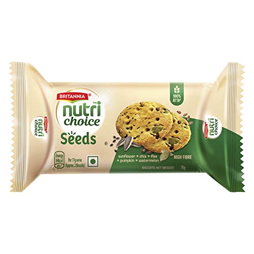 Britannia Nutri Choice Seeds Biscuits (0% Maida 15% Seeds, High Fibre)