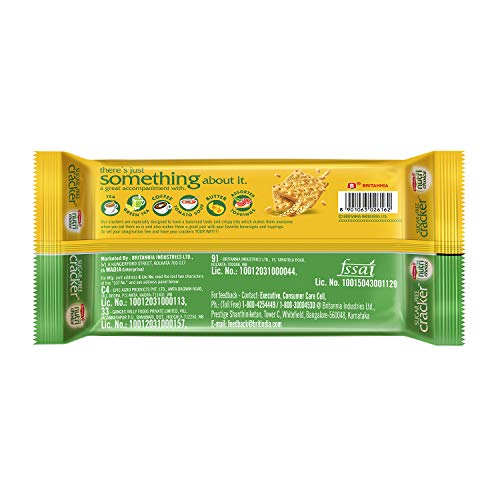 Britannia Nutri Choice Sugar Free Cracker Biscuits