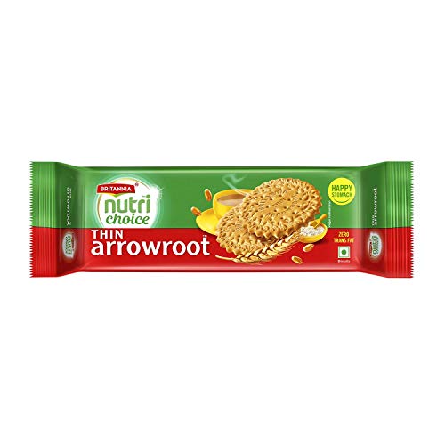 Britannia Nutri Choice Thin Arrowroot Biscuit Pouch