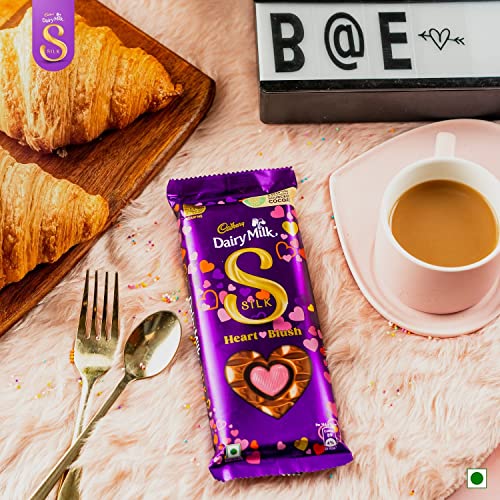 Cadbury Dairy Milk Silk Valentine Heart Blush Chocolate Bar