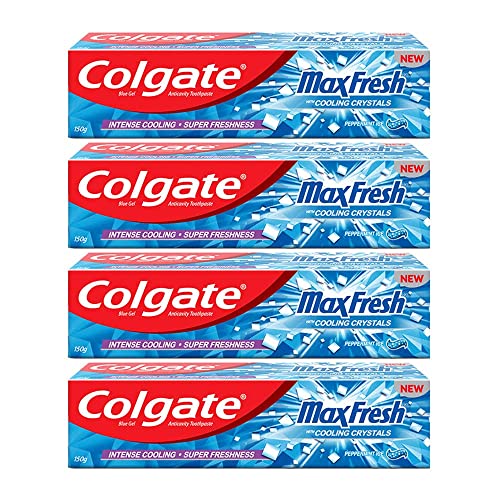 Colgate MaxFresh Breath Freshener Toothpaste, 600g (Pack of 4)