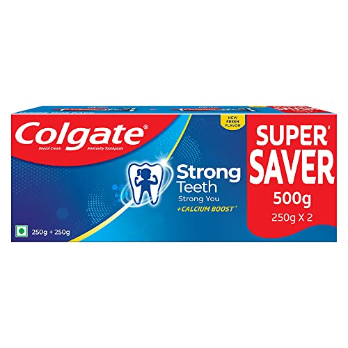 Colgate Strong Teeth Cavity Protection Toothpaste, 500gm (Pack of 3)