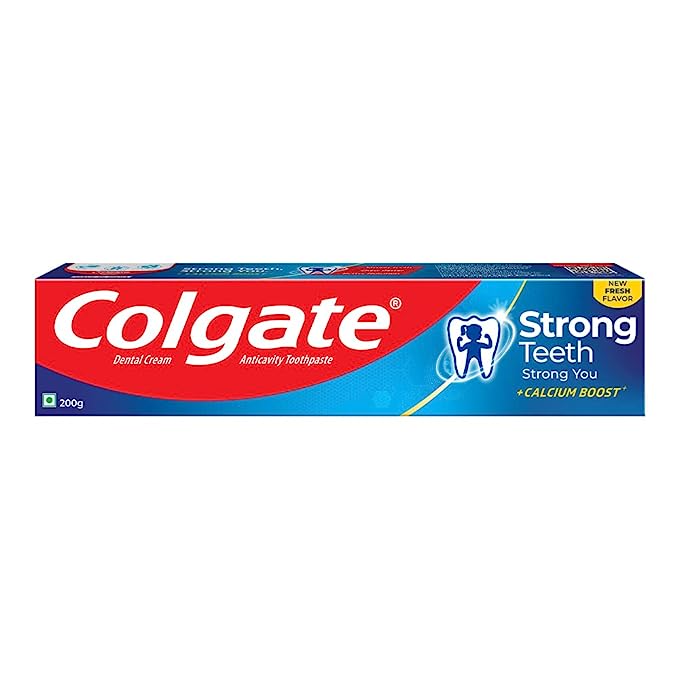 Colgate Strong Teeth Cavity Protection Toothpaste, Colgate Toothpaste with Calcium Boost