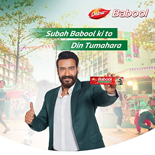 Dabur Babool Ayurvedic Toothpaste for Strong Teeth, 700gm (350gm x 2)