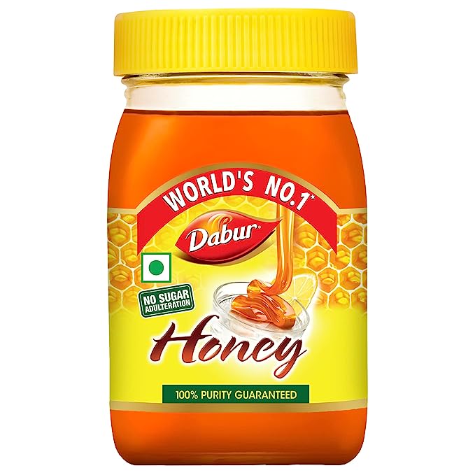 Dabur Honey 100% Pure Worlds No1 Honey Brand with No Sugar Adulteration
