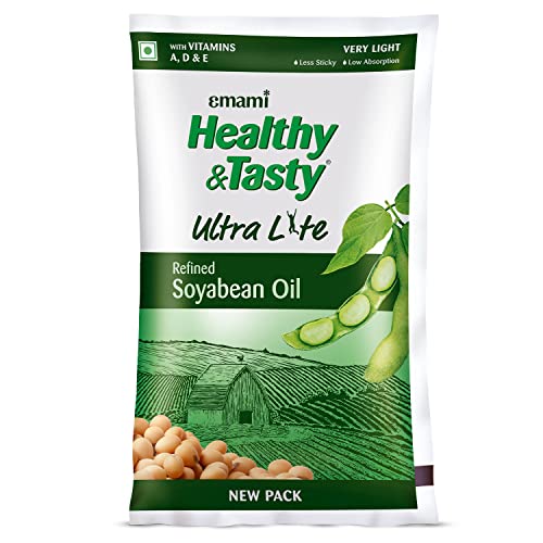 Emami Healthy & Tasty Ultra Lite Refined Soyabean Oil Pouch