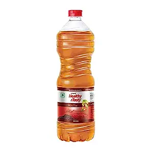 Emami Healthy and Tasty Kachi Ghani Mustard Oil Bottle