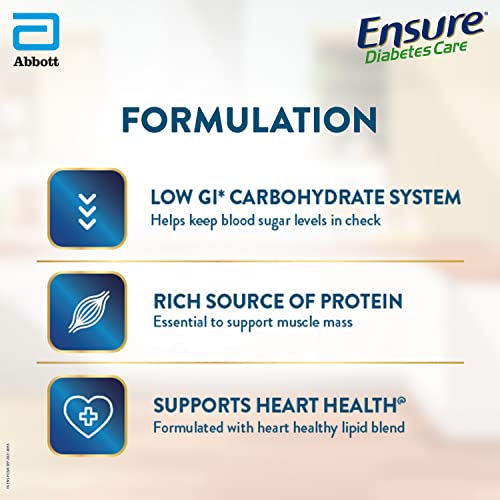 Ensure Diabetes Care Nutrition to Help Control Blood Sugar Levels Vanilla Flavour