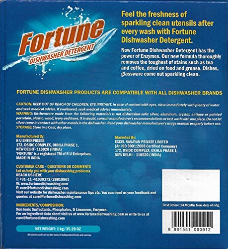 Fortune Dishwasher Detergent Bar (Pack of 2)