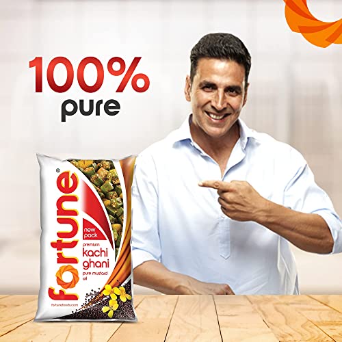 Fortune Oil Premium Kachi Ghani Pure Mustard Oil Pouch