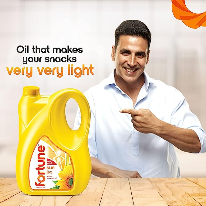 Fortune Sunlite Refined Sunflower Oil Can