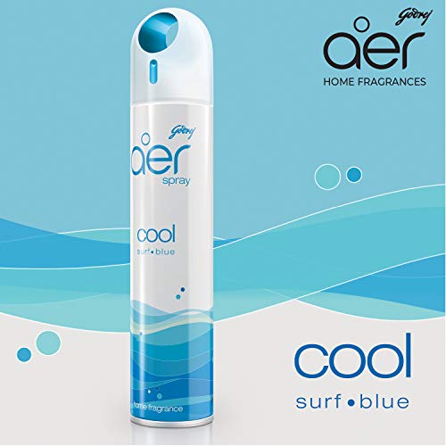 Godrej aer Spray Room Freshener for Home & Office Cool Surf Blue
