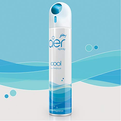 Godrej aer Spray Room Freshener for Home & Office Cool Surf Blue