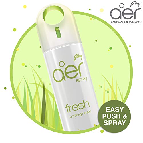 Godrej aer Spray Room Freshener for Home & Office Fresh Lush Green