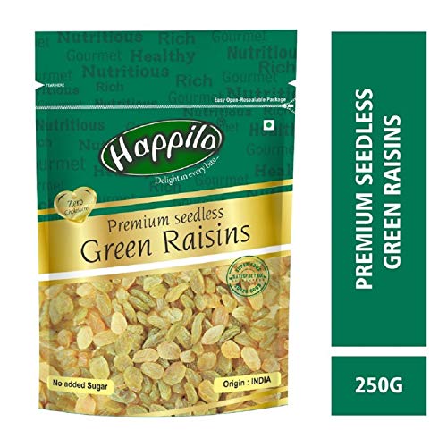 Happilo Premium Seedless Green Raisins
