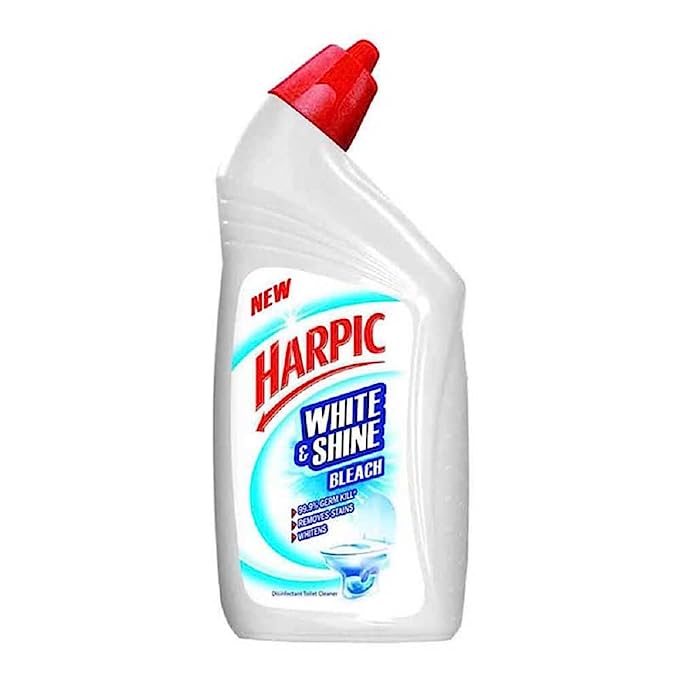 Harpic White and Shine Disinfectant Toilet Cleaner Bleach Liquid
