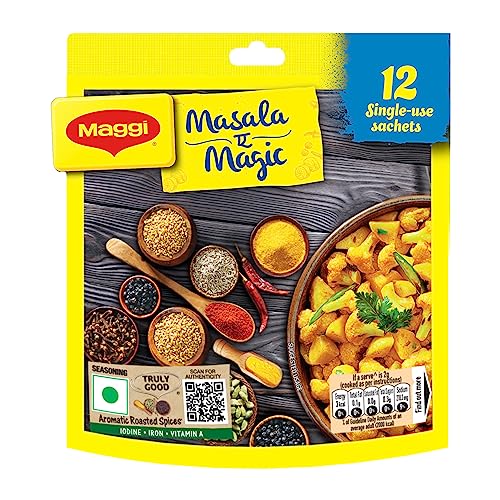 MAGGI Masala-ae-Magic Vegetable Masala, 72gm Pouch (6g x 12 Sachets)