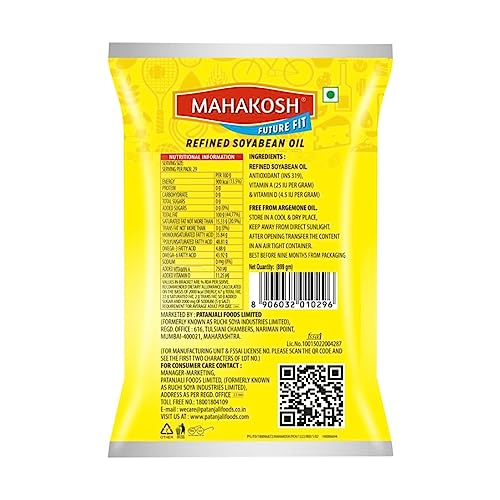 Mahakosh Soyabean Oil Pouch