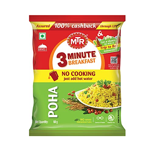 MTR 3 Mins Breakfast Poha Pouch