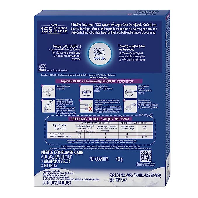Nestle LACTOGEN 2 Follow Up Formula Powder After 6 months Stage 2