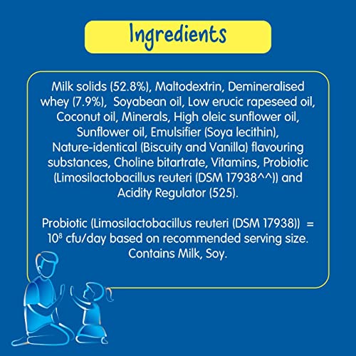 Nestle LACTOGROW Nutritious Milk Drink (2-6 Years) Biscuity and Vanilla Flavour