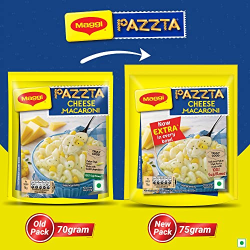 Nestle MAGGI PAZZTA Instant Pasta, Cheese Macaroni Pouch