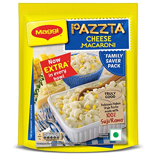 Nestle MAGGI PAZZTA Instant Pasta, Cheese Macaroni Pouch, 70gm (Pack of 2)