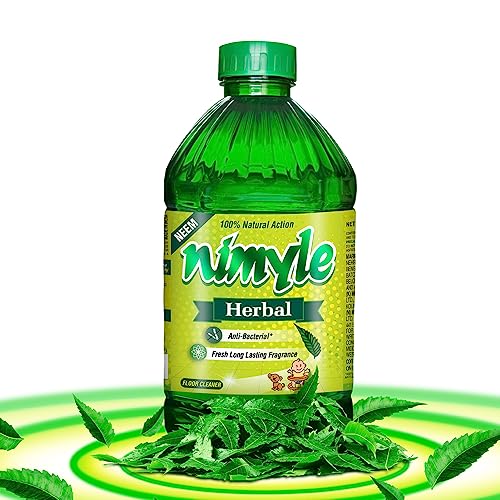 Nimyle Eco friendly floor cleaner with Power of Neem for 999% anti bacterial protection Herbal