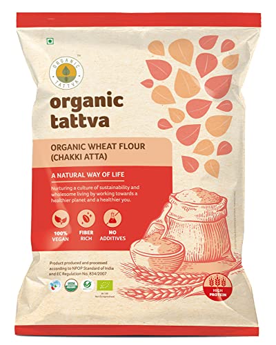 Organic Tattva Organic Whole Wheat Flour Chakki Atta