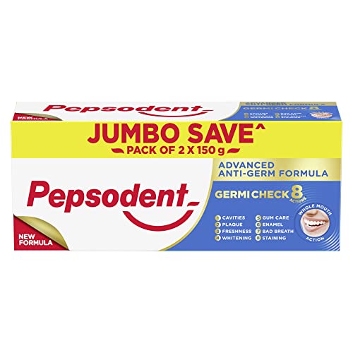 Pepsodent Germicheck 8 Actions Tooth Pastem (150gm x 2)