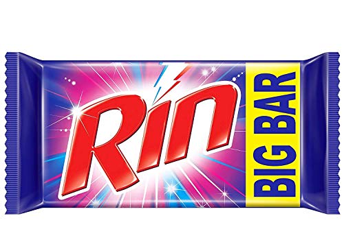 RIN Detergent Bar, 250gm (Pack of 6)