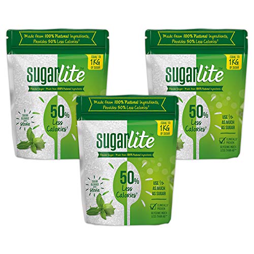 Sugarlite 50% Less Calories Sugar Pouch, 500gm (Pack of 3)