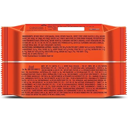 Sunfeast Bounce Cream Tangy Orange